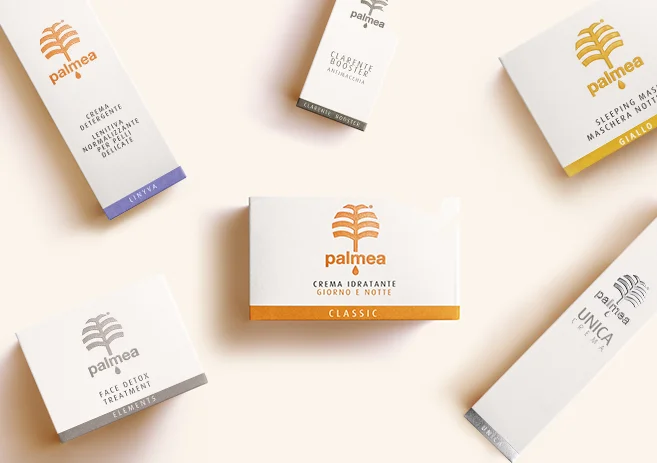 Palmea eco biocosmesi packaging